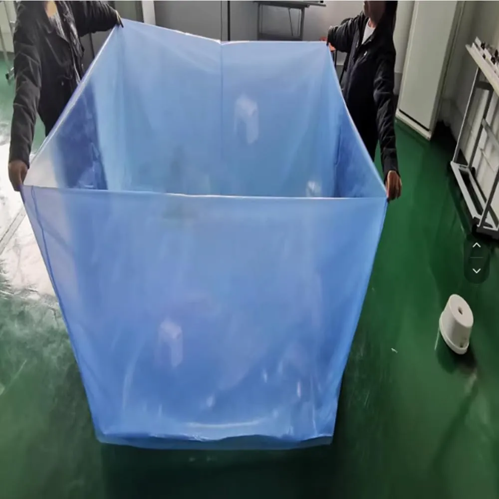 1 Pack VCI Vapor-phase Rust-preventive Bag Three-dimensional Flat Bag used for packaging machinery engines metal products for export thickness: 0.1mm (Blue,1000 * 1000 * 1200 * 0.08mm)
