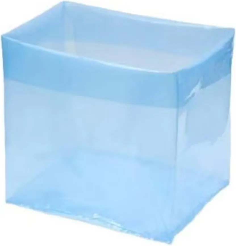 1 Pack VCI Vapor-phase Rust-preventive Bag Three-dimensional Flat Bag used for packaging machinery engines metal products for export thickness: 0.1mm (Blue,1000 * 1000 * 1200 * 0.08mm)