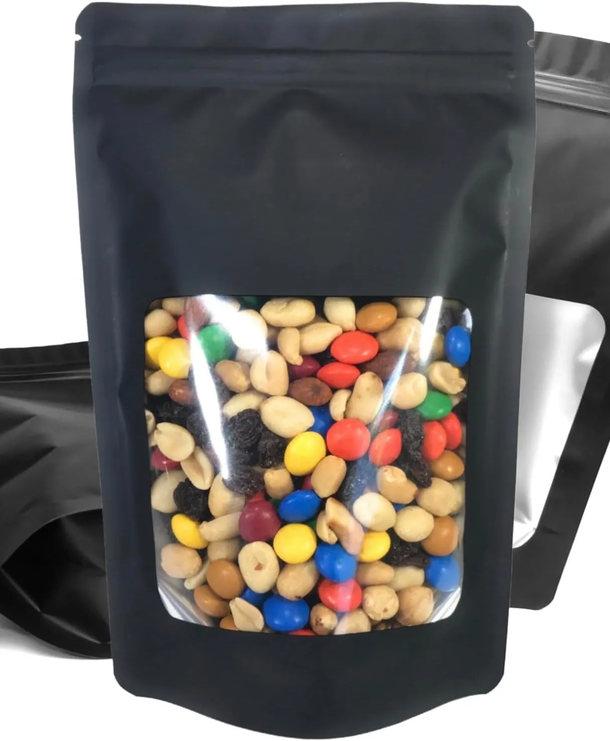 100 Pack Mylar 4 Mil Thick Smell Proof Bags 6” x 9” x 3” Stand Up Zip Seal Foil Pouch. HD Clear Window, Leak Proof, Food Grade. Travel, Storage and Display. ROYPACK