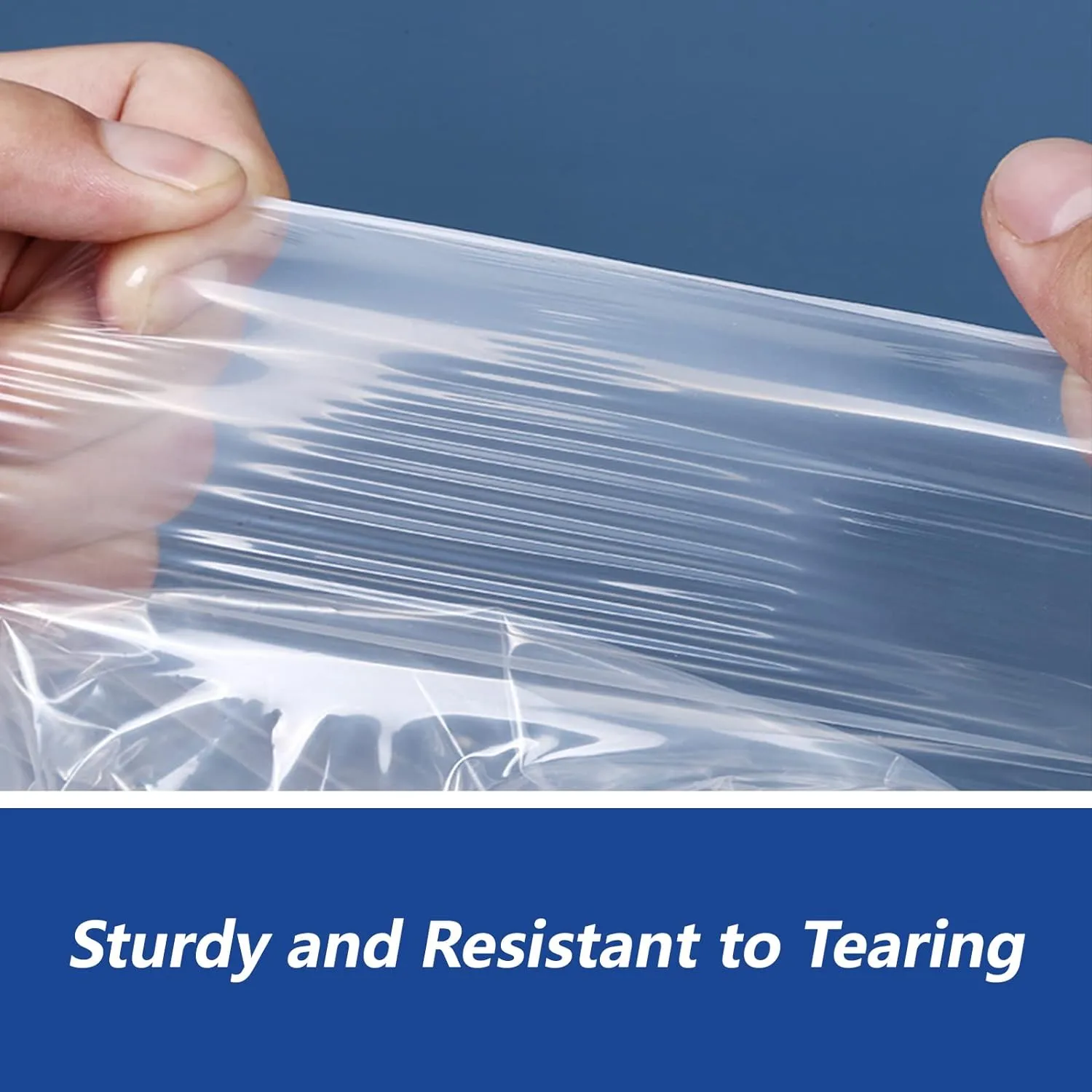 13" x 15" (500 Count) Self Seal Clear Poly Bags with Suffocation Warning for Packaging, Shipping, Clothing, Shirts & FBA - Resealable Adhesive