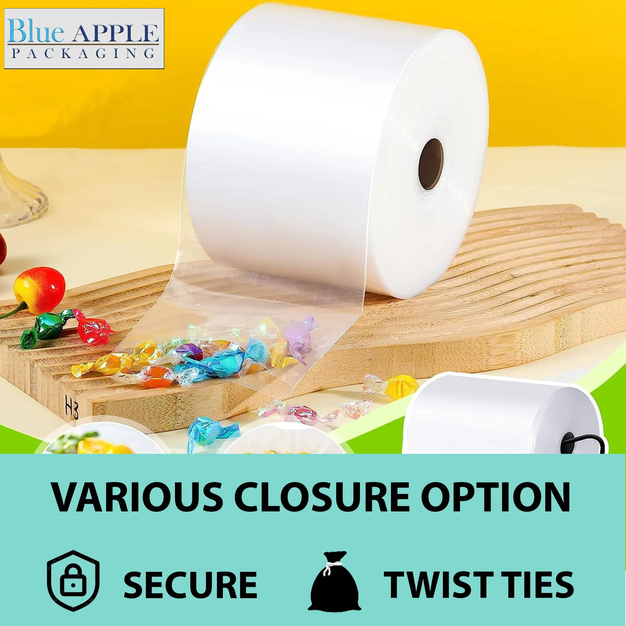 15 inch x 2150ft Poly Tubing Roll 2 Mil LDPE Low Density