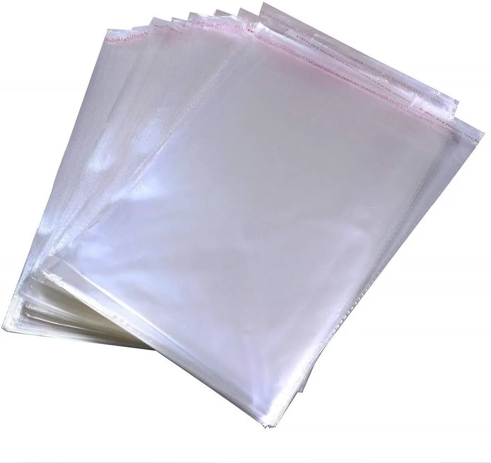 150 x 200mm   30mm OPP Cellophane Resealable Plastic Bags- Get The Best Clear Plastic Poly Bags