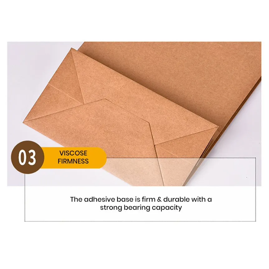 150 x 80 x 210mm 150GSM 100% A3 Recyclable X-Large Craft Paper Gift Brown Carry Bag with Handle