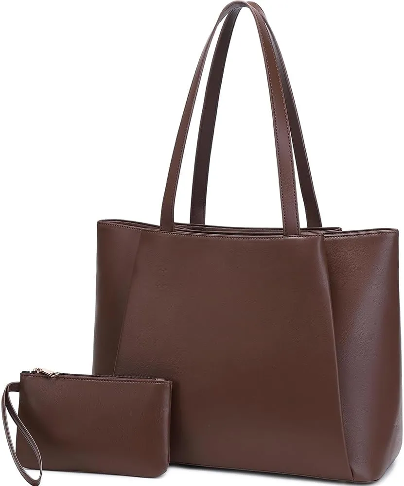 15.6 Inch Work Bags Waterproof Laptop Bag, Large Capacity Office Purse Computer Briefcase Durable Shoulder Bag