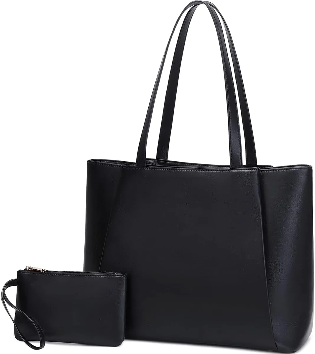 15.6 Inch Work Bags Waterproof Laptop Bag, Large Capacity Office Purse Computer Briefcase Durable Shoulder Bag