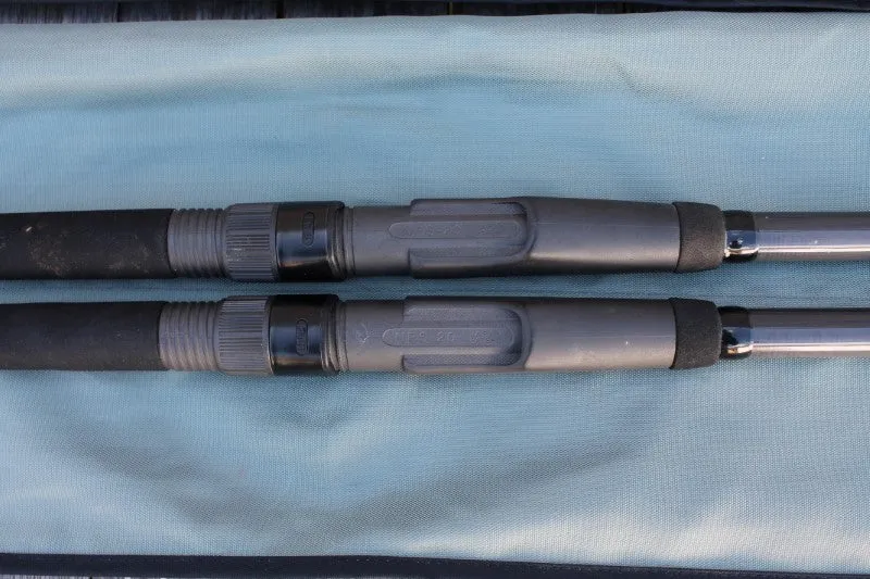 2 x Fox Rangemaster Carbon carp Fishing Rods. 12'. 3.00lb T/C.