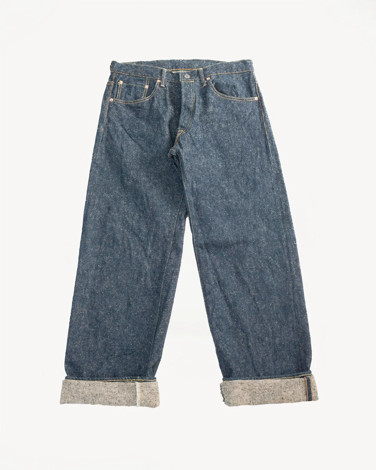 200-CCD-KB - 15oz "Crushed Concrete Kabuki" Selvedge Denim - Wide Straight