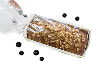 25-Pack Clear Bags for All PaperMi Rectangular Pans & Loaf Pan, Ideal Clear Food Bags for Delivery & Takeout, Transparent Packaging Solution