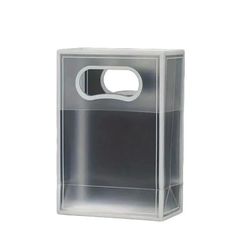 25pcs Transparent PVC Handbag for Wedding Festival Candy Gift Packaging Bag