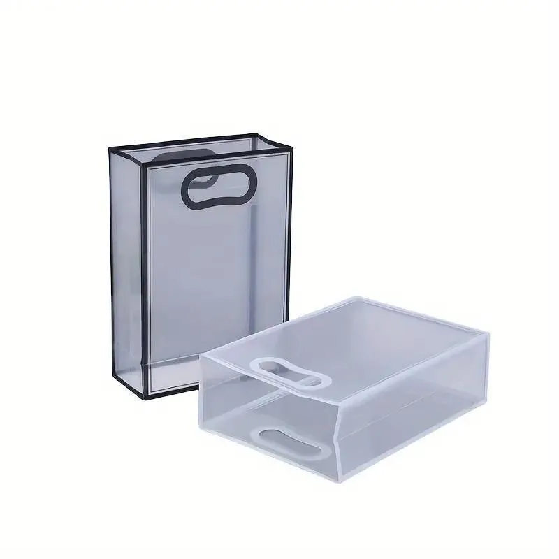 25pcs Transparent PVC Handbag for Wedding Festival Candy Gift Packaging Bag