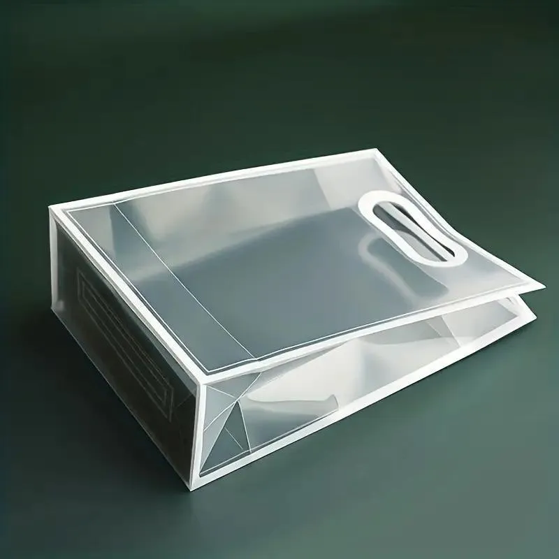 25pcs Transparent PVC Handbag for Wedding Festival Candy Gift Packaging Bag