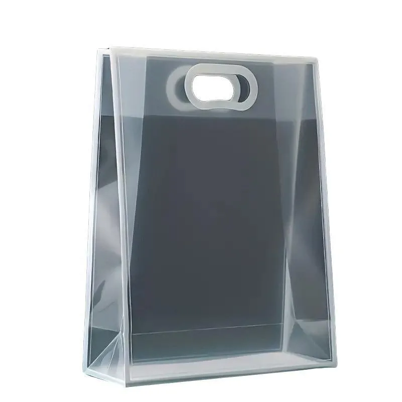 25pcs Transparent PVC Handbag for Wedding Festival Candy Gift Packaging Bag