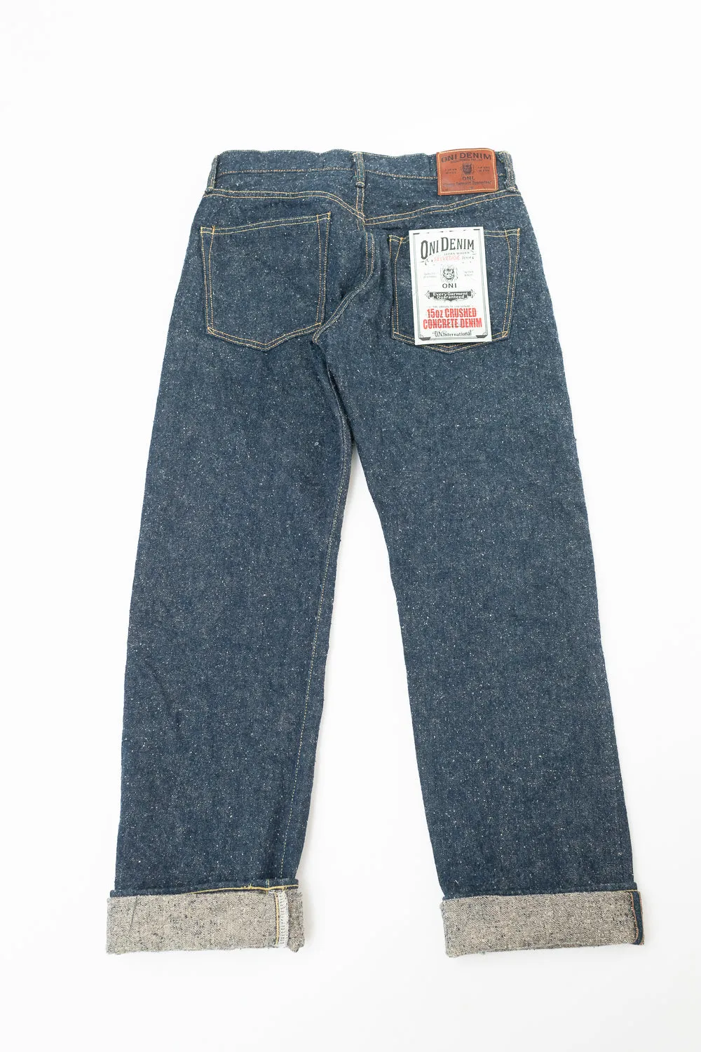 288-CCD-KB - 15oz "Crushed Concrete Kabuki" Selvedge Denim - Classic Straight