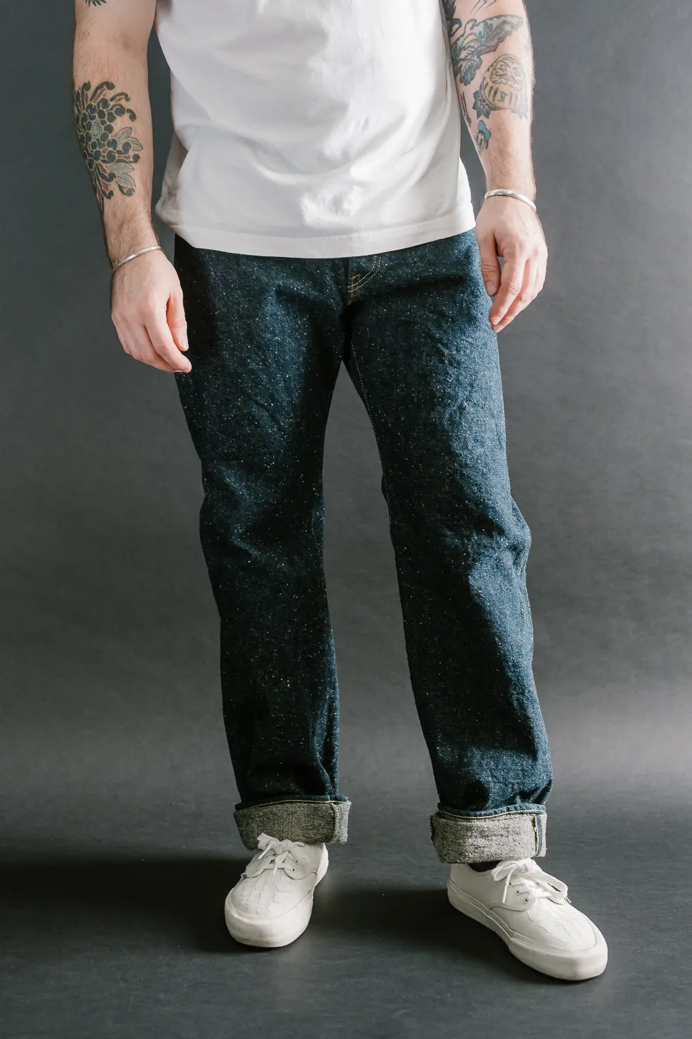 288-CCD-KB - 15oz "Crushed Concrete Kabuki" Selvedge Denim - Classic Straight