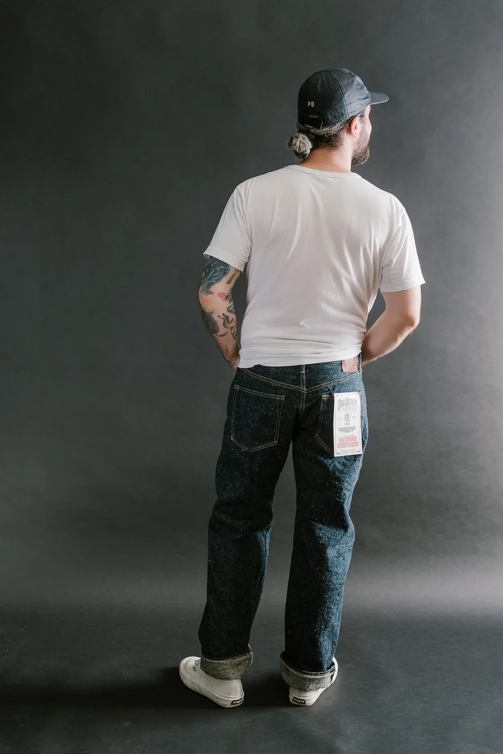 288-CCD-KB - 15oz "Crushed Concrete Kabuki" Selvedge Denim - Classic Straight