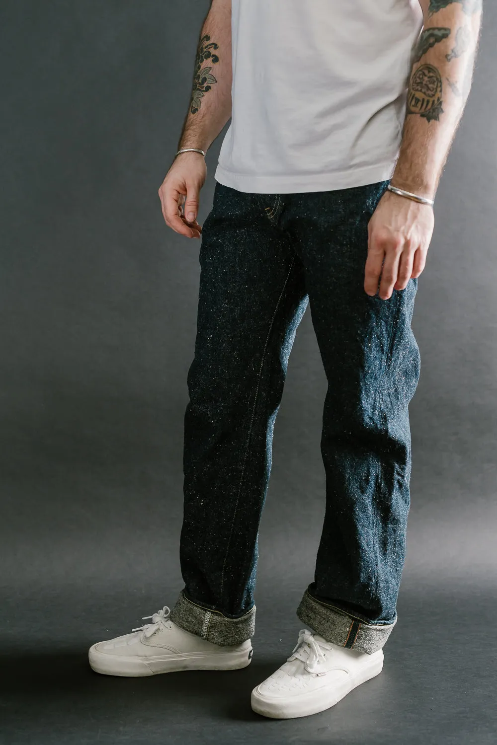 288-CCD-KB - 15oz "Crushed Concrete Kabuki" Selvedge Denim - Classic Straight