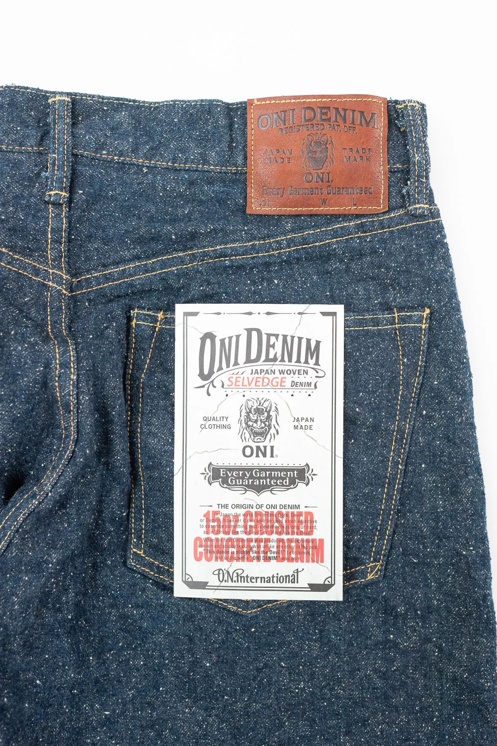 288-CCD-KB - 15oz "Crushed Concrete Kabuki" Selvedge Denim - Classic Straight
