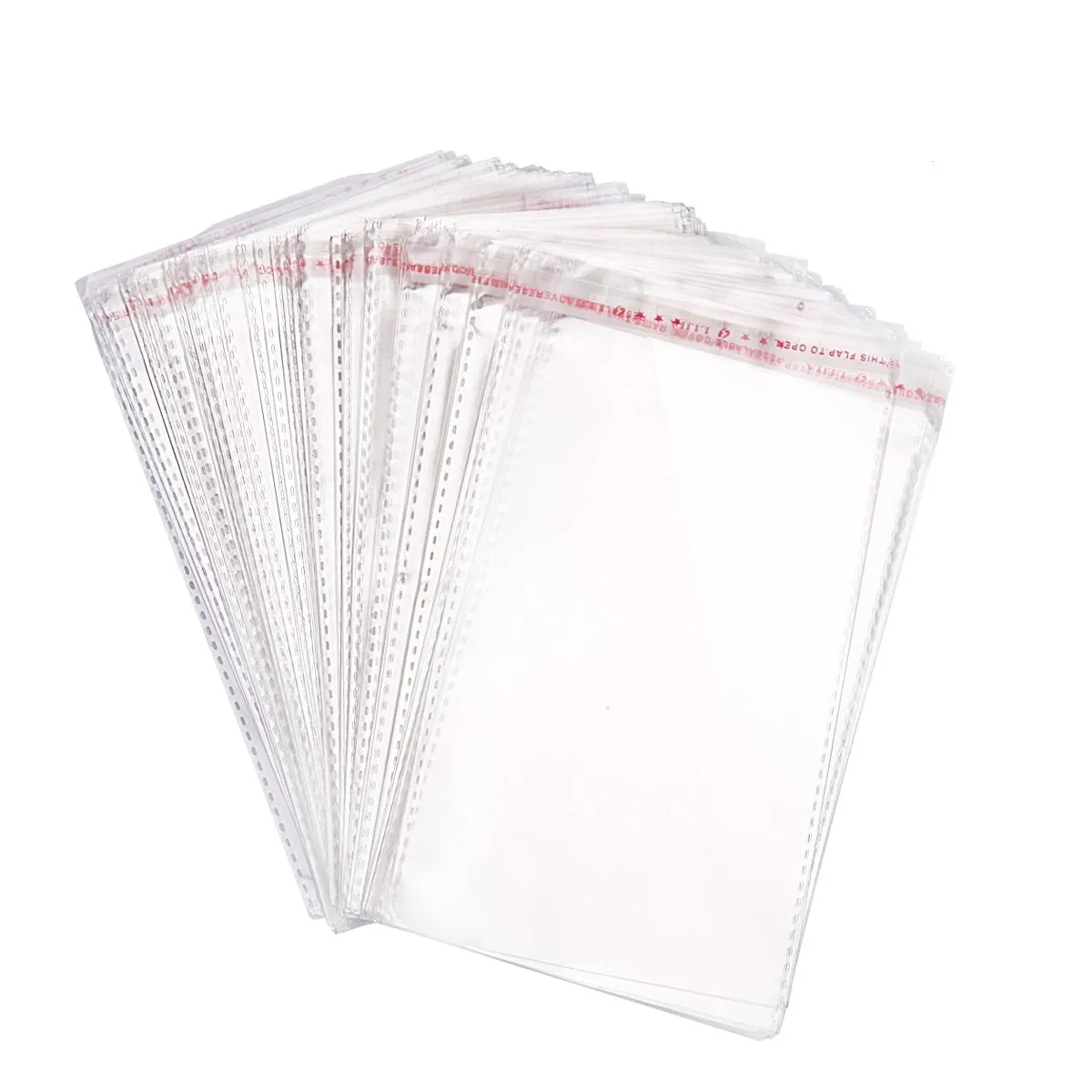 350mmx450mm 40um (100pcs) - Self Sealing Cellophane Resealable Poly Bags