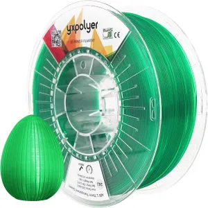 3D Printer Filament ABS Filament ABS  ABS Pro ABS Plus 3D Printing Filament 1.75mm 1kg 2.2lbs, Transparent Green