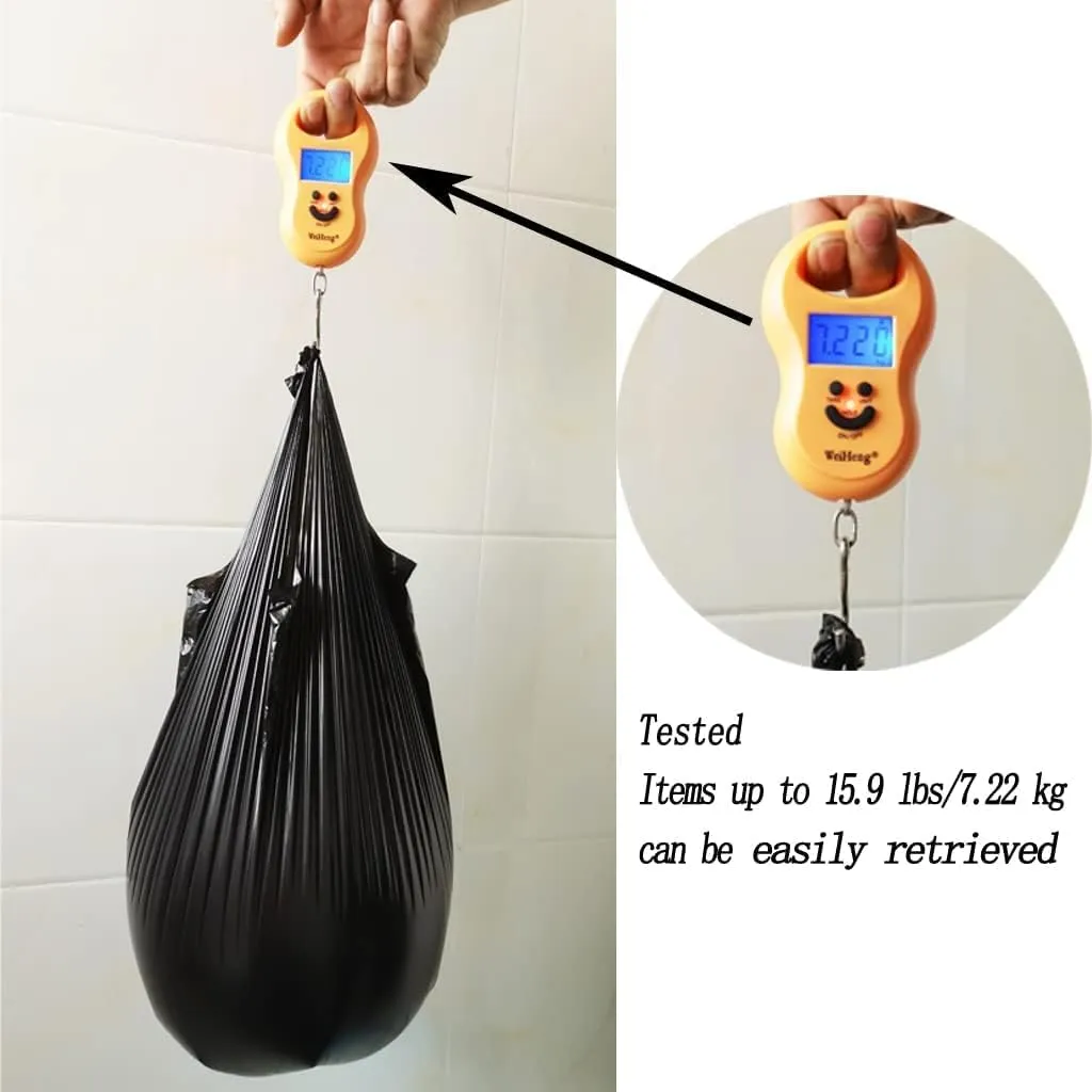 4 Gallon Trash Bag,Small Black Trash Bags 200 Counts Thicken Value Bathroom Trash Can Bin Liners,Small Garbage Bags with Handles for Kitchen Bathroom Office Waste Basket