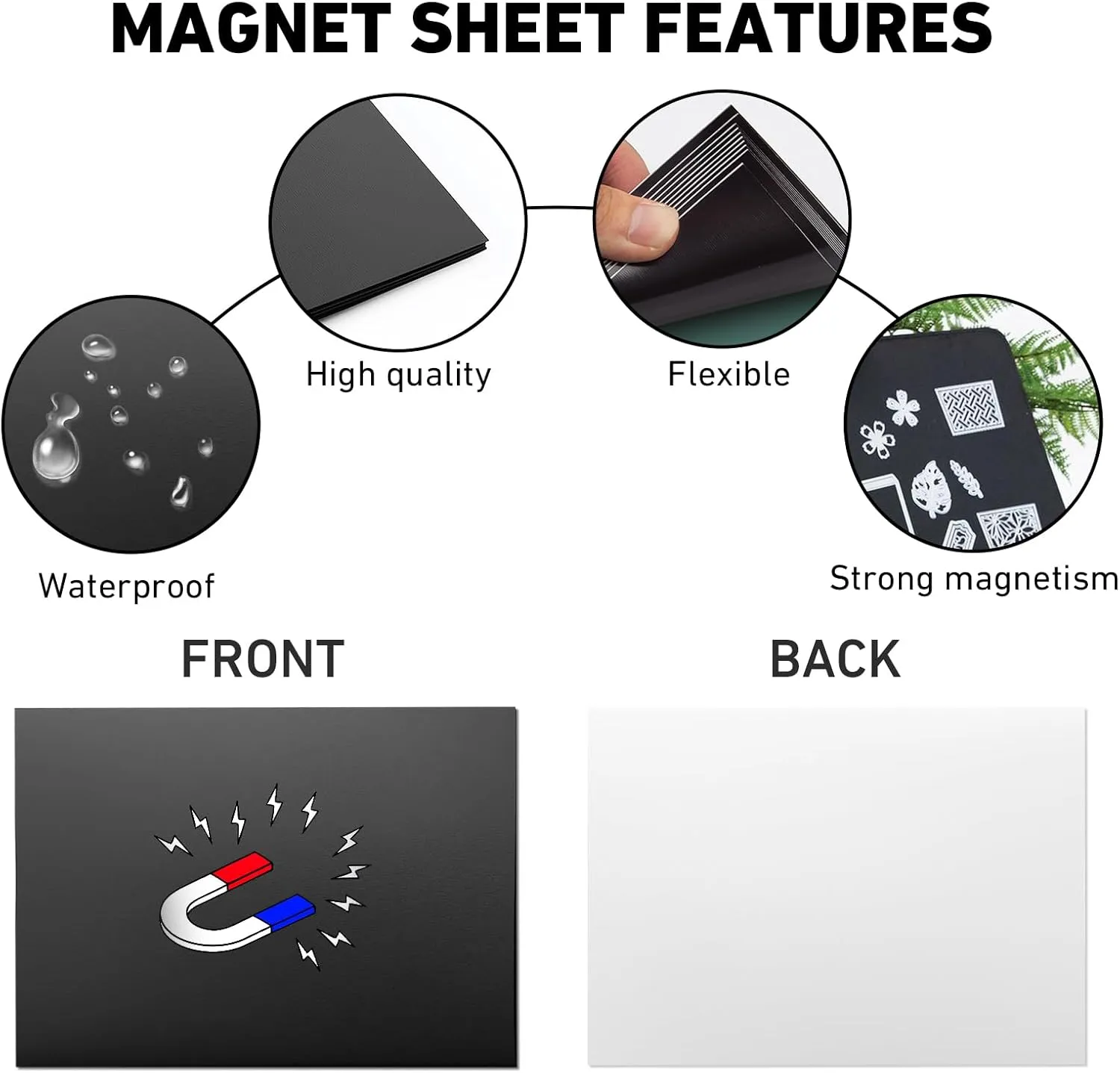 40 Pcs Magnetic Sheets for Dies Storage Stamp and Die Storage Pockets Die Cut Storage for Card Making,20 Pcs Magnetic Sheets 20 Pcs Bags