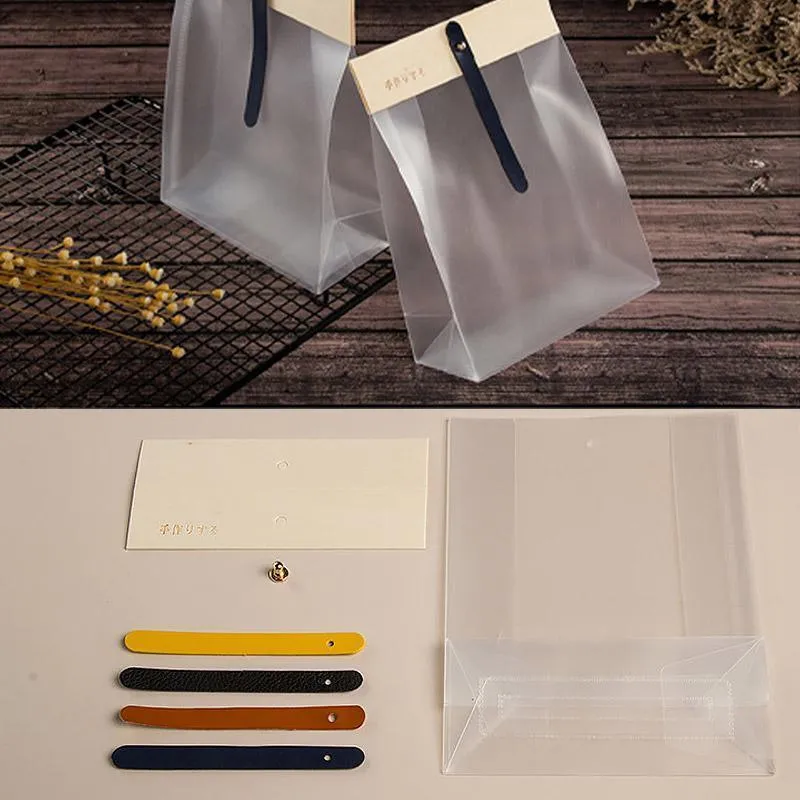 50pcs Transparent Snack Bags Biscuit Candy Bags Resealable Food Packaging