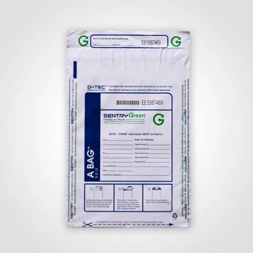 9-by-12 Inch White Deposit Bags (Package of 100) (White (Opaque))