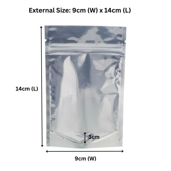 90 x 140mm   30mm Stand Up Aluminium Foil Mylar Zip Lock Bags- Beautiful Aluminium Foil Bag, Buy Alu Foil bags