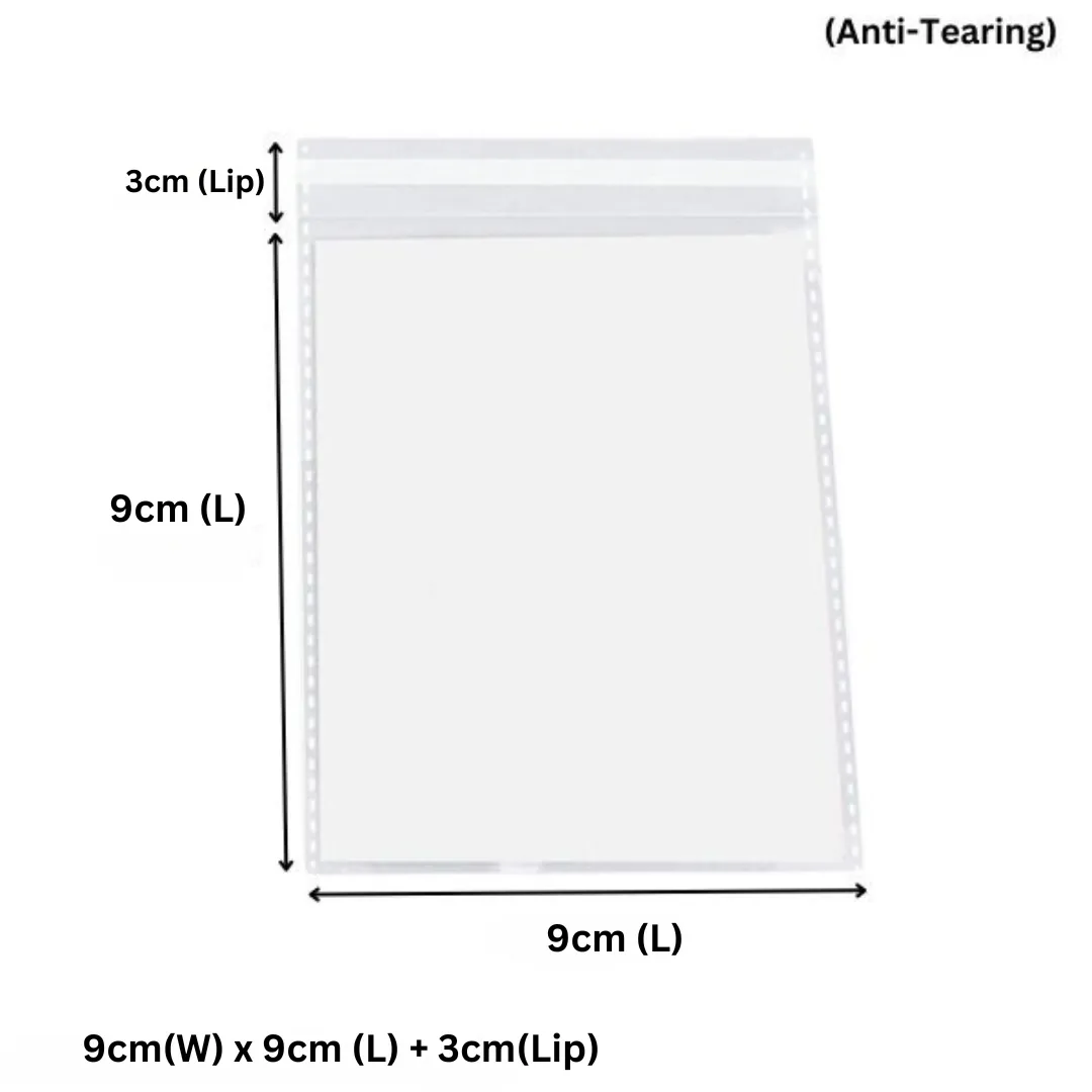 90 x 90mm   30mm Opp Cellophane Resealable Plastic Bags- Get The Best Clear Plastic Poly Bags
