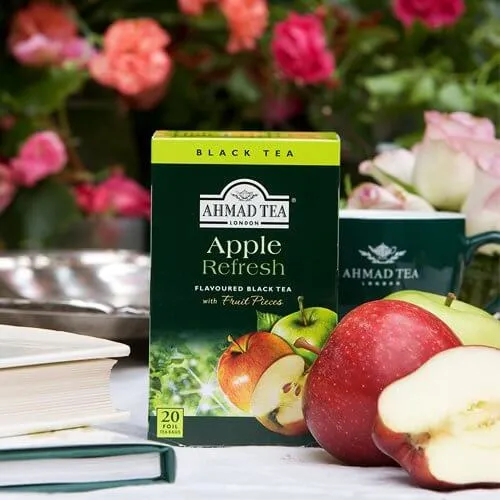 Ahmad Black Fruit Tea. Apple Refresh 20bags