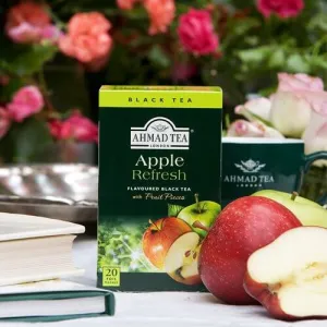 Ahmad Black Fruit Tea. Apple Refresh 20bags