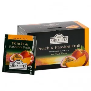 Ahmad Black Fruit Tea. Peach & Passion Fruit 20bags