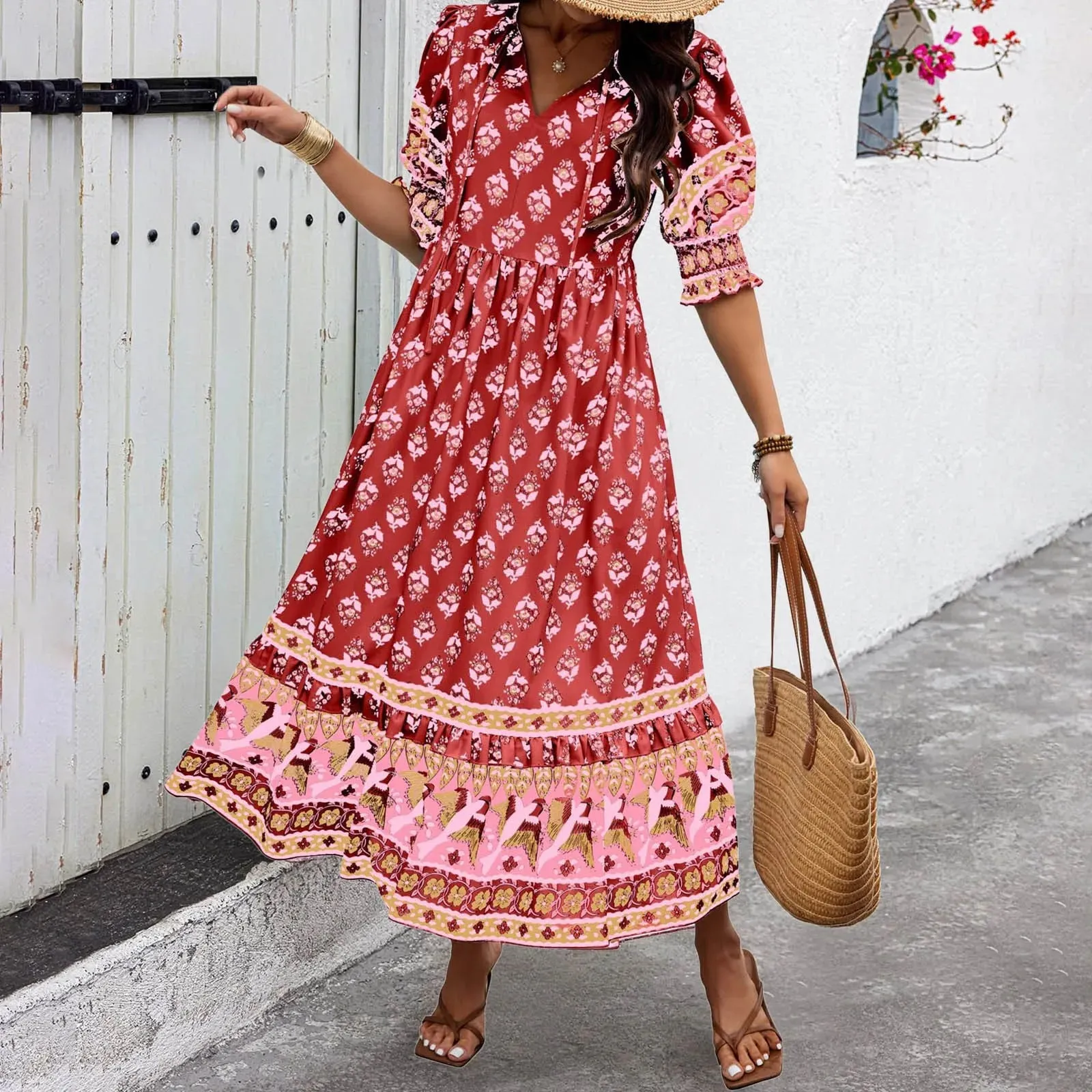 Angela | Elegant Boho Dress