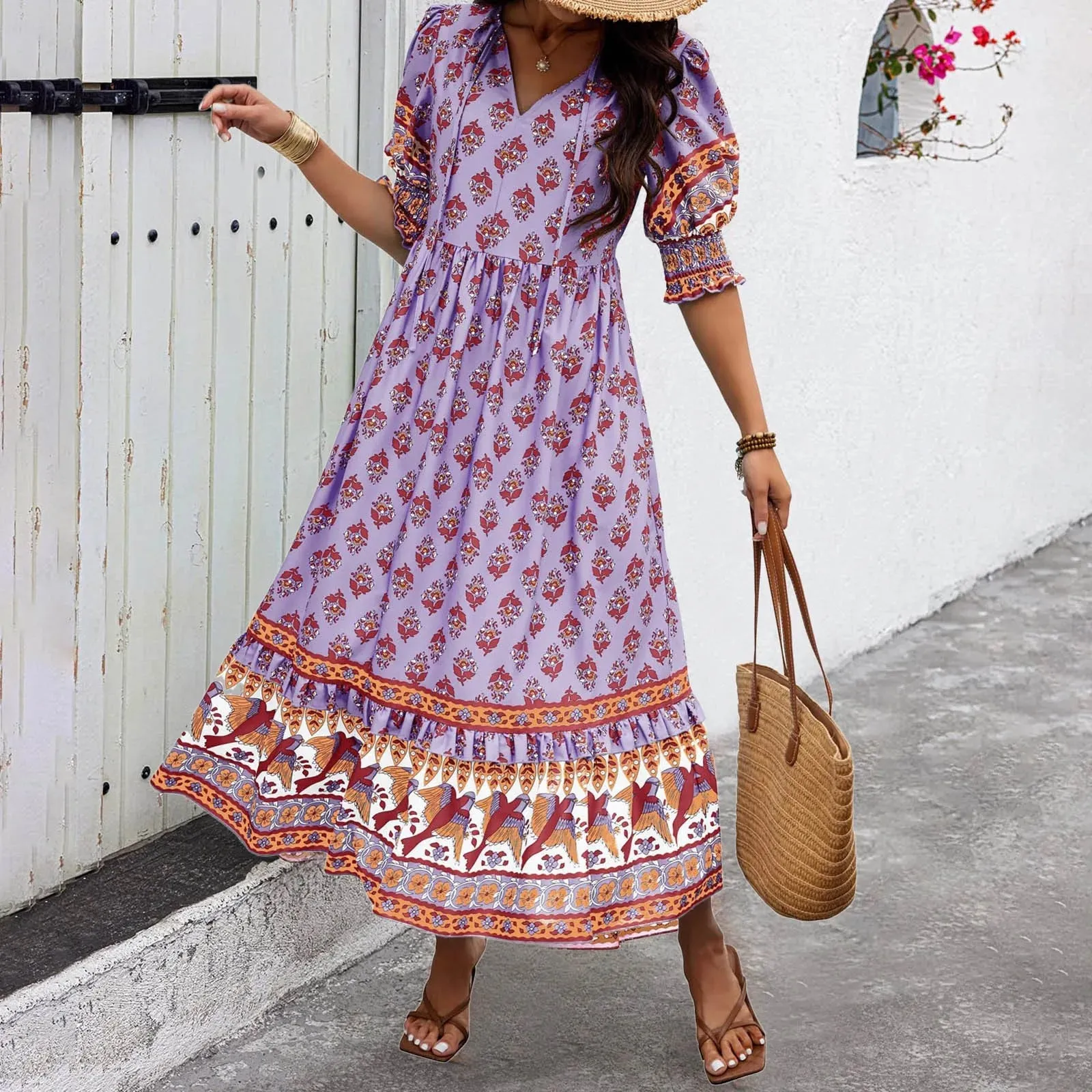 Angela | Elegant Boho Dress