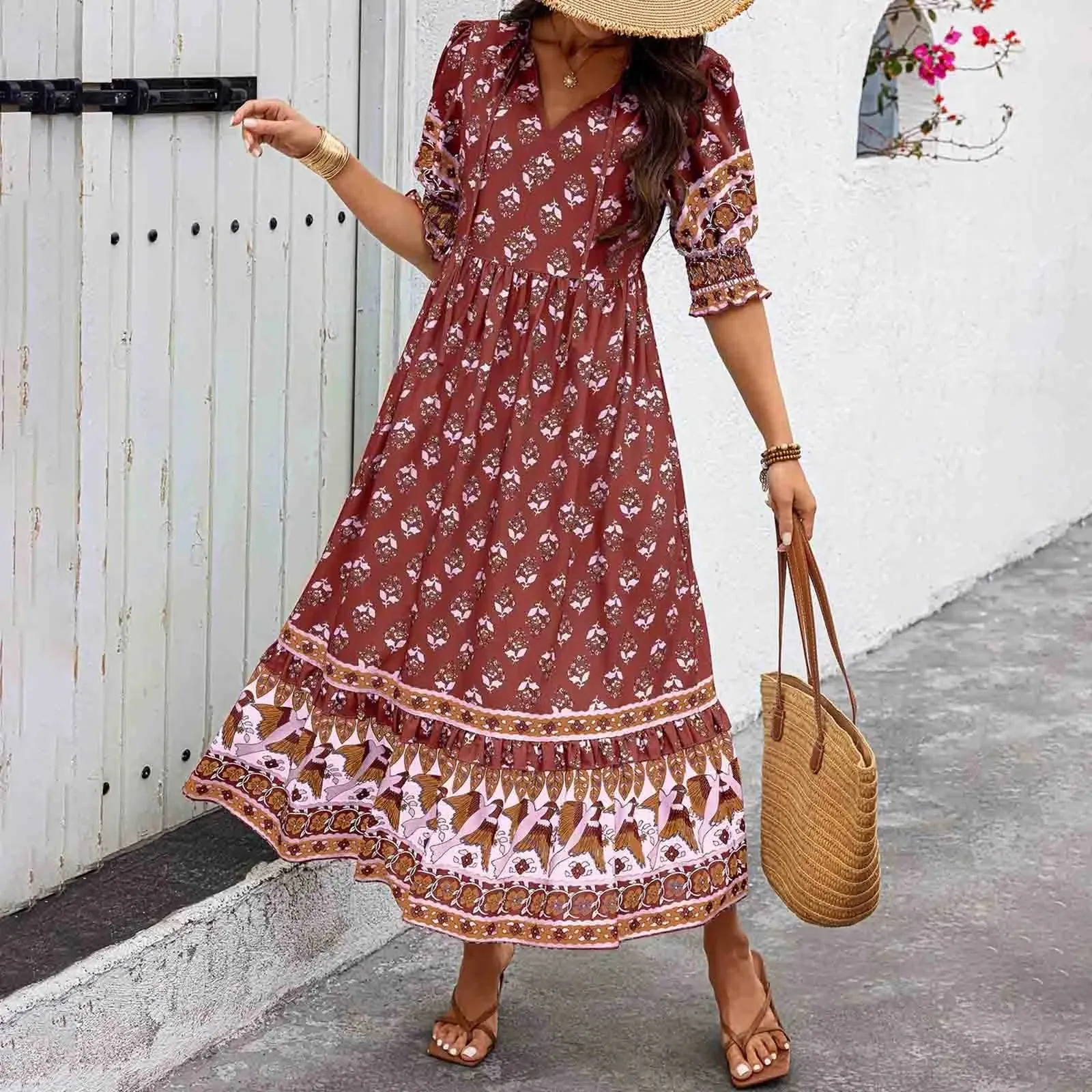 Angela | Elegant Boho Dress