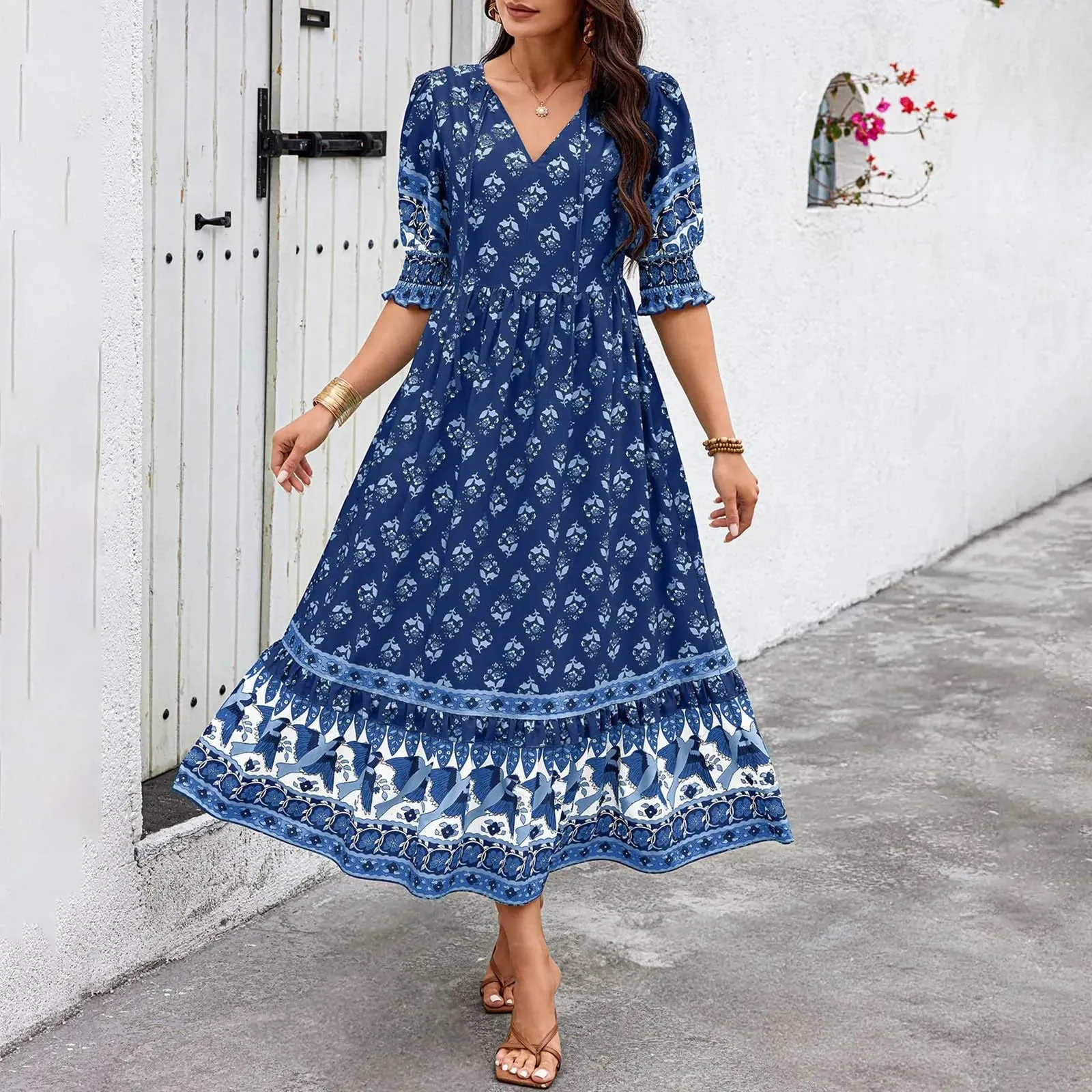 Angela | Elegant Boho Dress