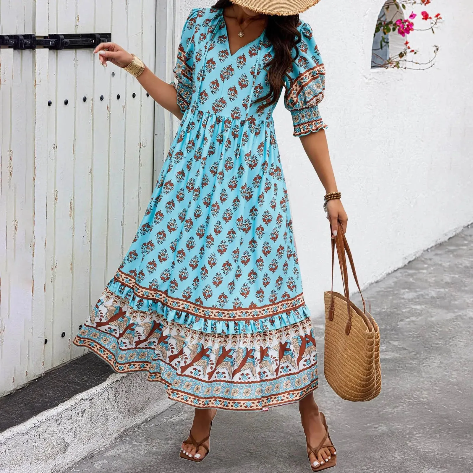 Angela | Elegant Boho Dress