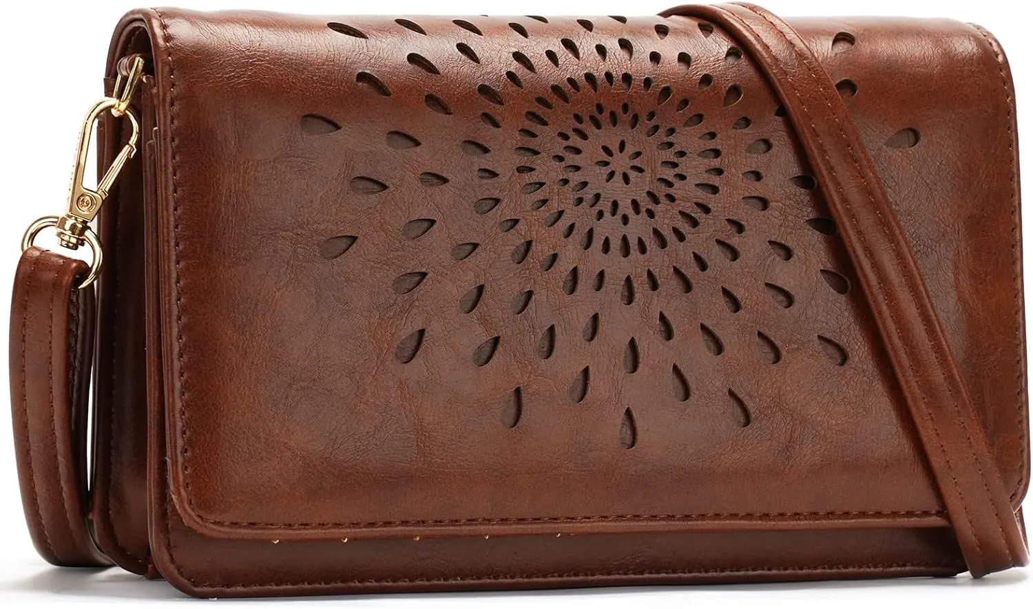 APHISON Crossbody Bags For Women,Wristlet Wallet Phone Purse Shoulder handbags Multi-Function Small RFID Clutch Card Holder