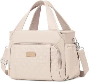 Artelaris Lunch Bag for Women,Insulated Lunch Bag for Work, Large Leakproof Cooler Purse with Side Pockets & Removable Shoulder Strap Women's for Beach Cute Lunch Bags
