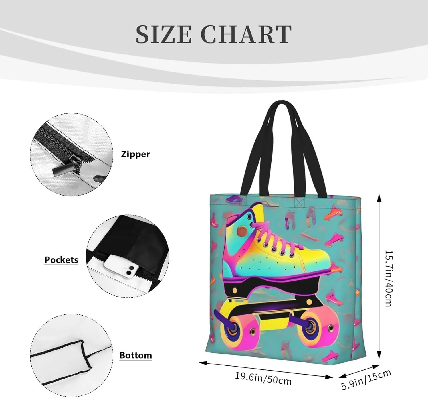 Aztec Elephant Print Fashion Tote Bag,Travel Handbag For Women, Hobo Bags, Work Shoulder Bags Crossbody Bag