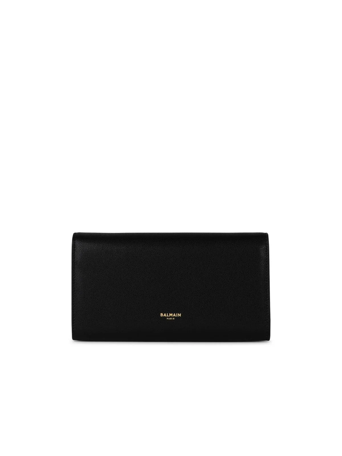 Balmain 'Embleme' Black Lear Crossbody Bag