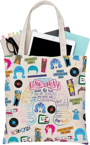 BDPWSS Hairspray Musical Tote Bag Hairspray Musical Inspired Gift Theatre Lover Shoulder Bag Musical Theatre Merchandise