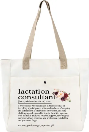 BDPWSS Lactation Consultant Gift IBCLC Breastfeeding Counselor Gift Birth Worker Team Gift Lactation Specialist Tote Bag