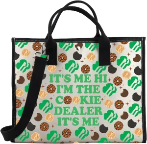 BDPWSS Scout Cookie Gift Scout Troop Scoutmaster Handbag It's Me Hi I'm The Cookie Dealer Tote Bag Troop Leader Shopping Bag