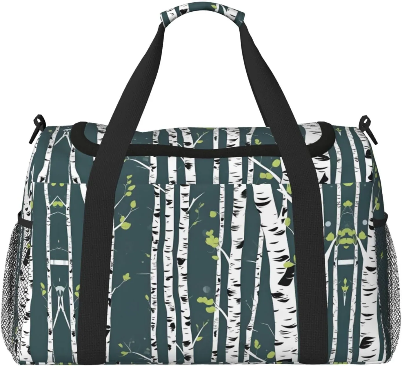 Beauty Birch Tree print Overnight Bags for Women and Men Shoulder Bag Carry On Bag for Traveling Travel Essentials