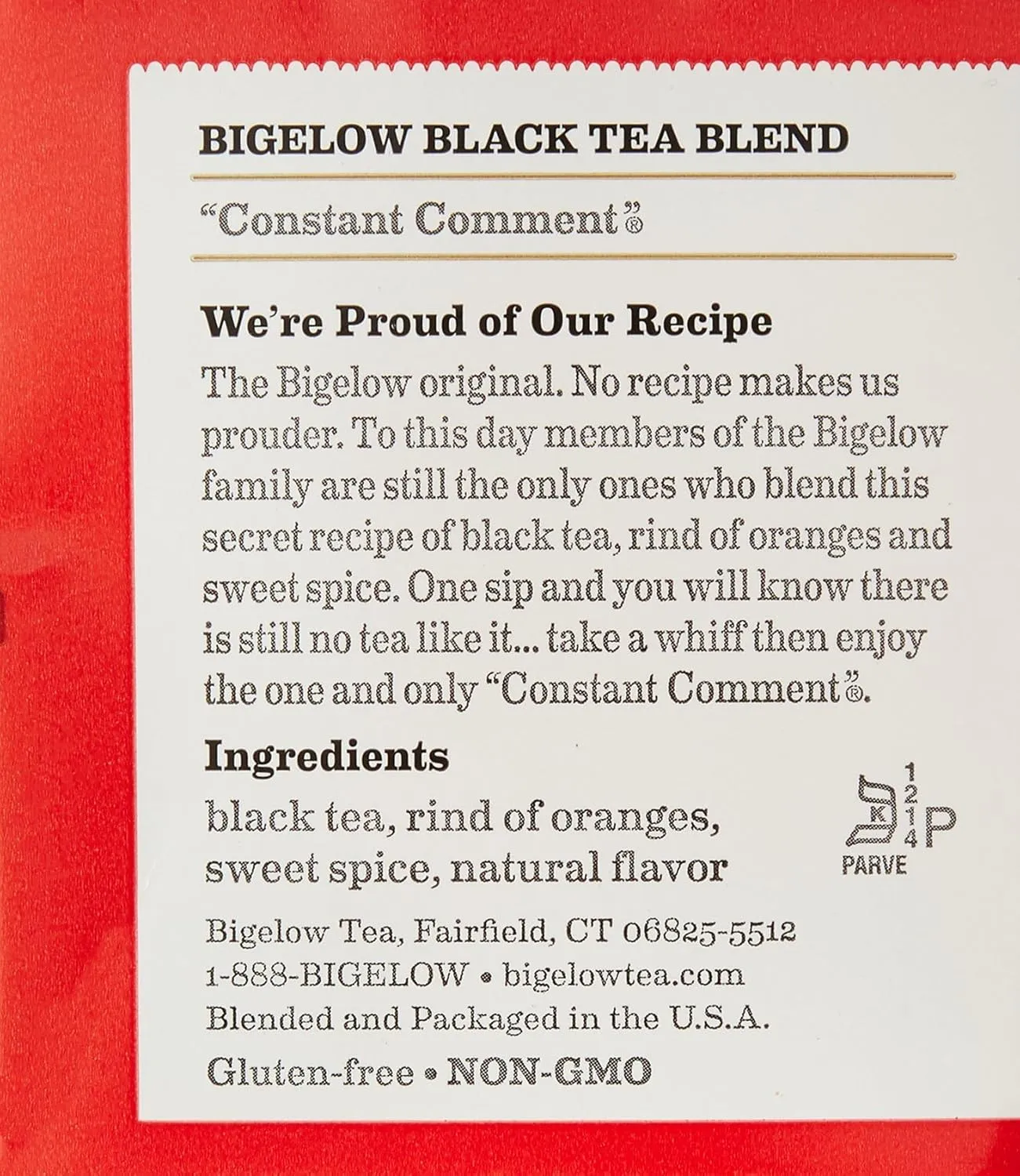 Bigelow Constant Comment Tea, Original, 20 bags (Pack of 6)