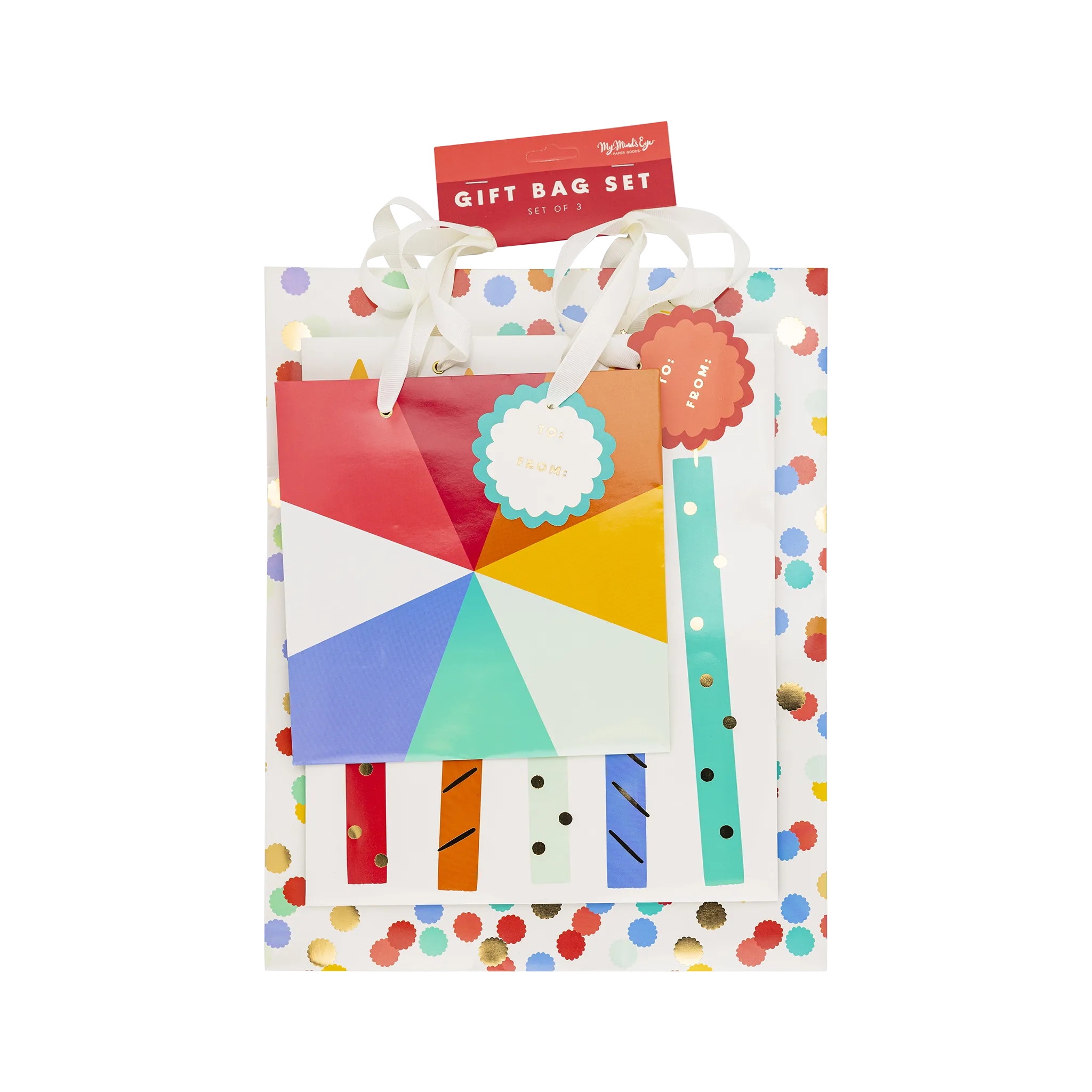 Birthday Gift Bag Set - 3 sizes