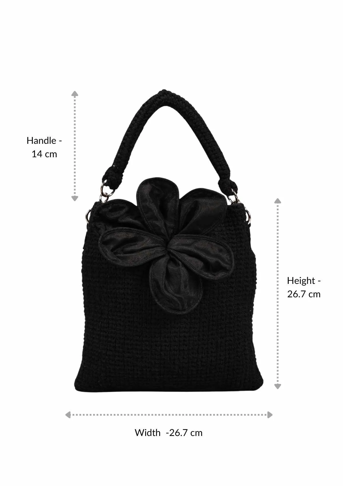 Black Crochet Mini bag