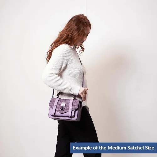 Black Watch Tartan Satchels with Harris Tweed®