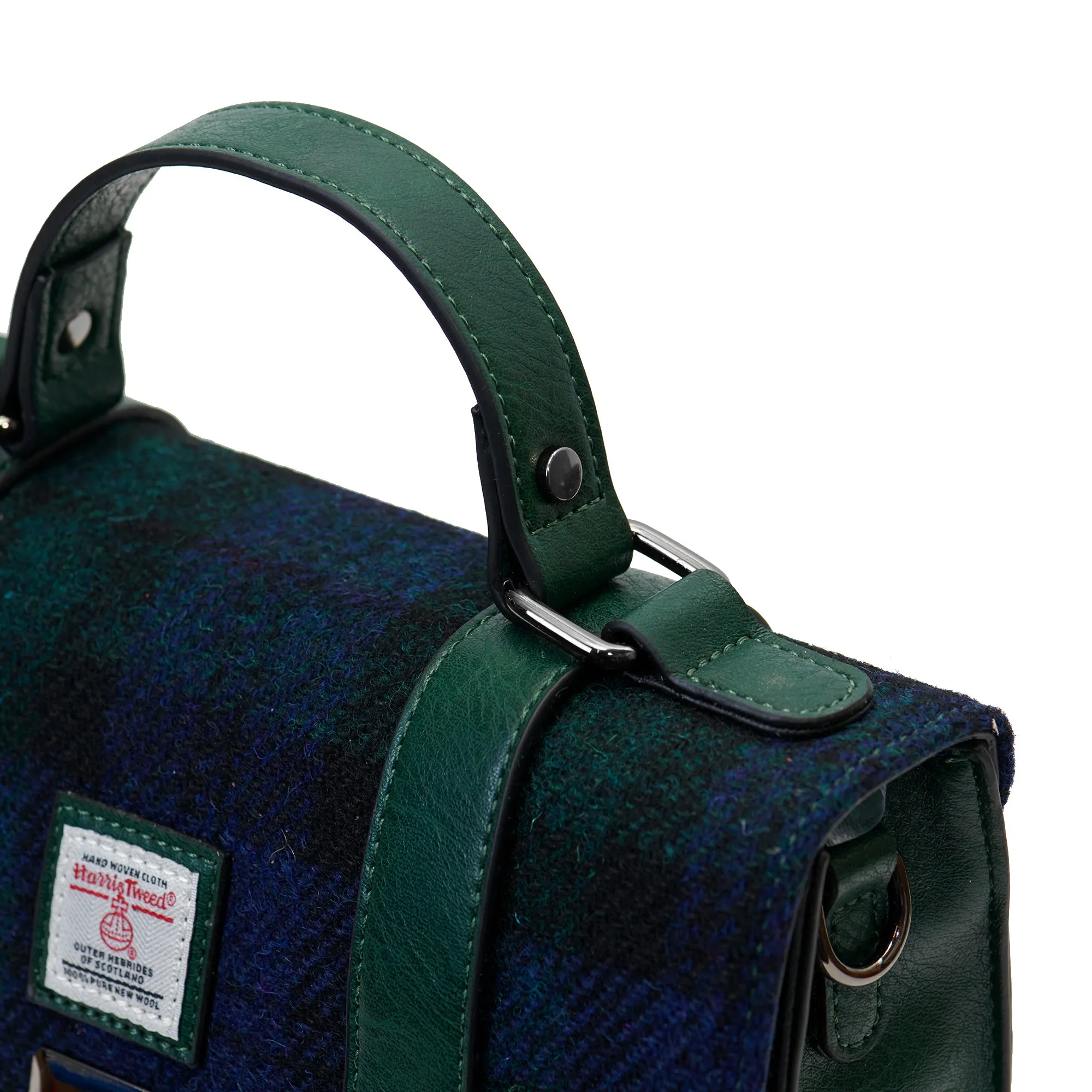 Black Watch Tartan Satchels with Harris Tweed®